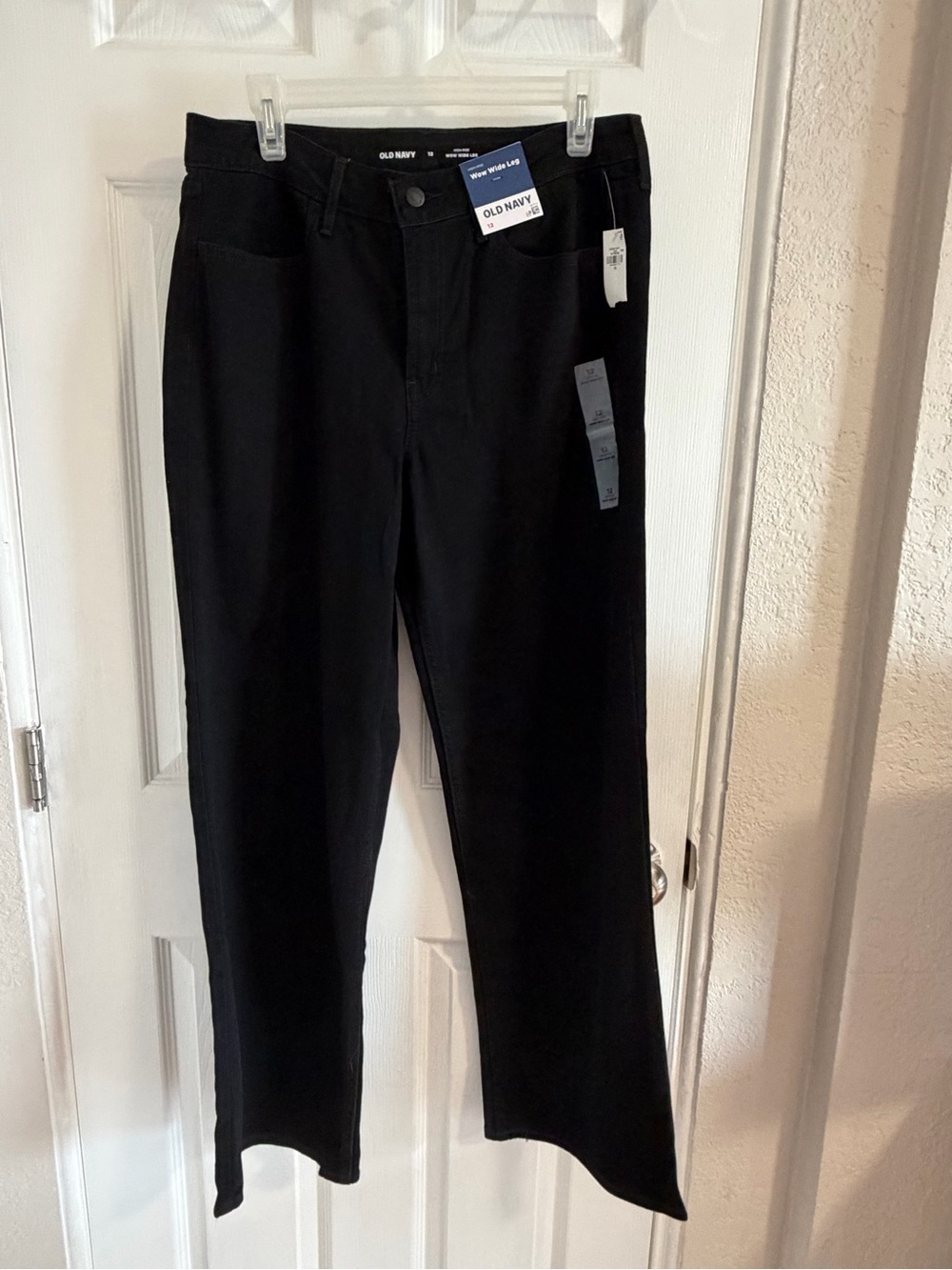 Old Navy Women’s Black High Waisted Wow Wide Leg Jeans
